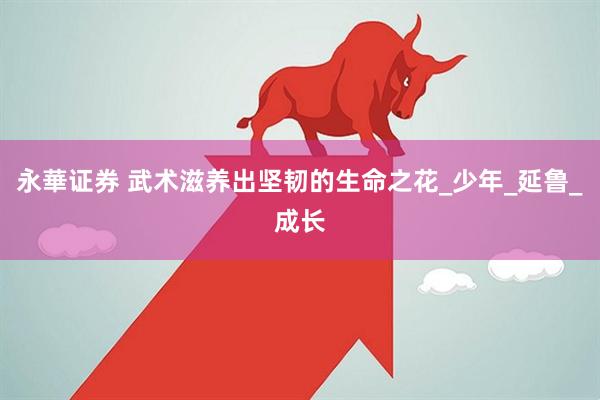 永華证券 武术滋养出坚韧的生命之花_少年_延鲁_成长